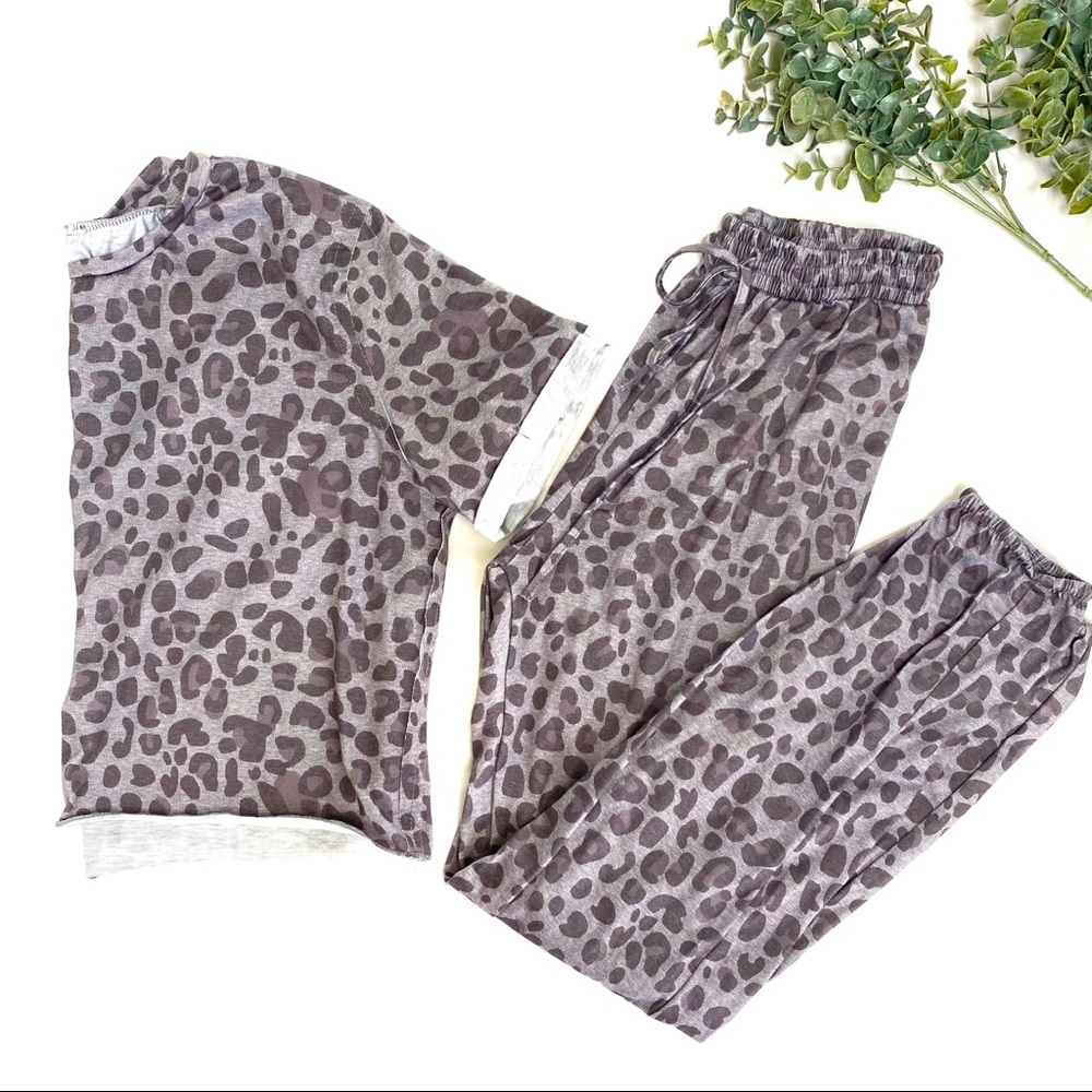Leopard Pajama Set - Picture 1 of 6
